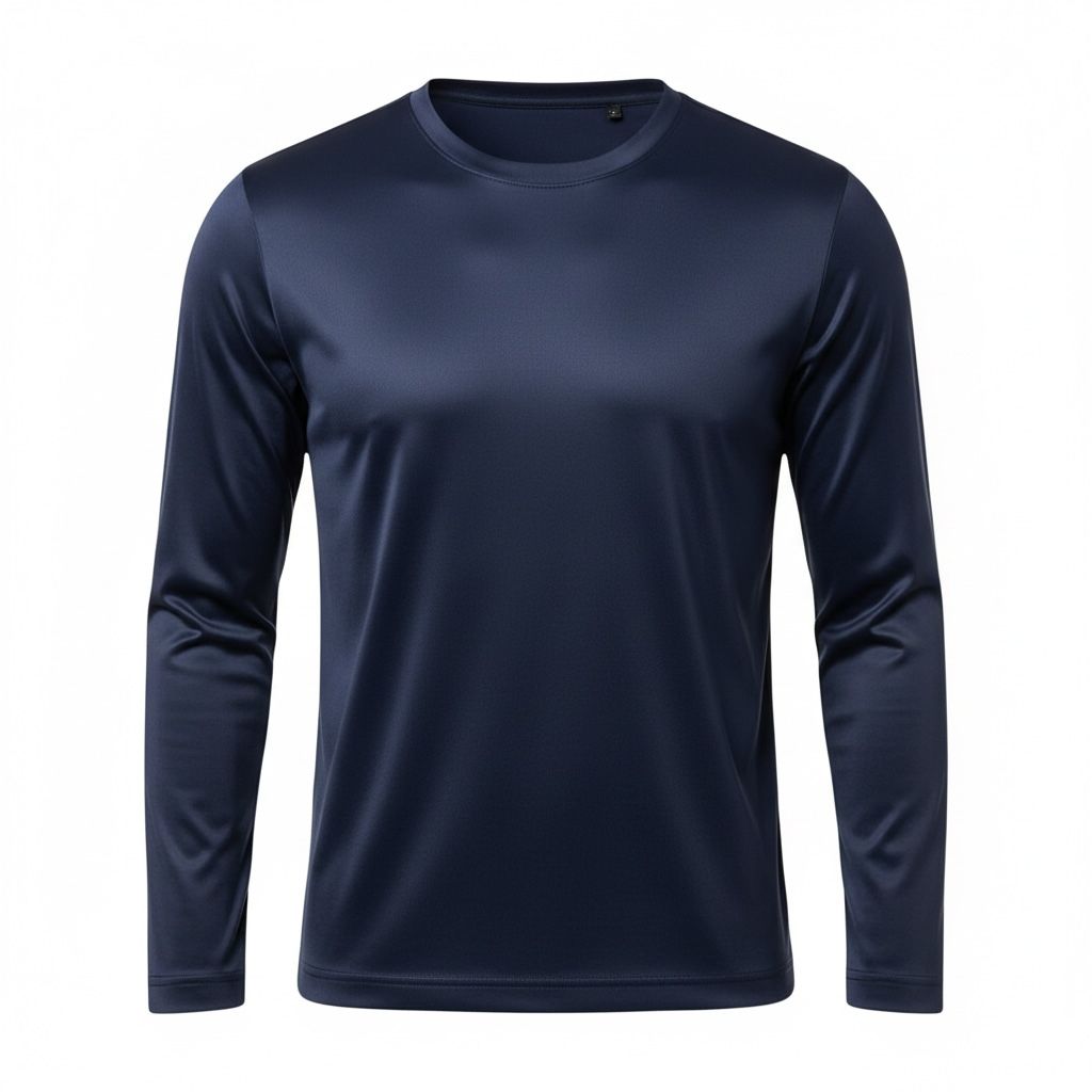Gemerceriseerde longsleeve
